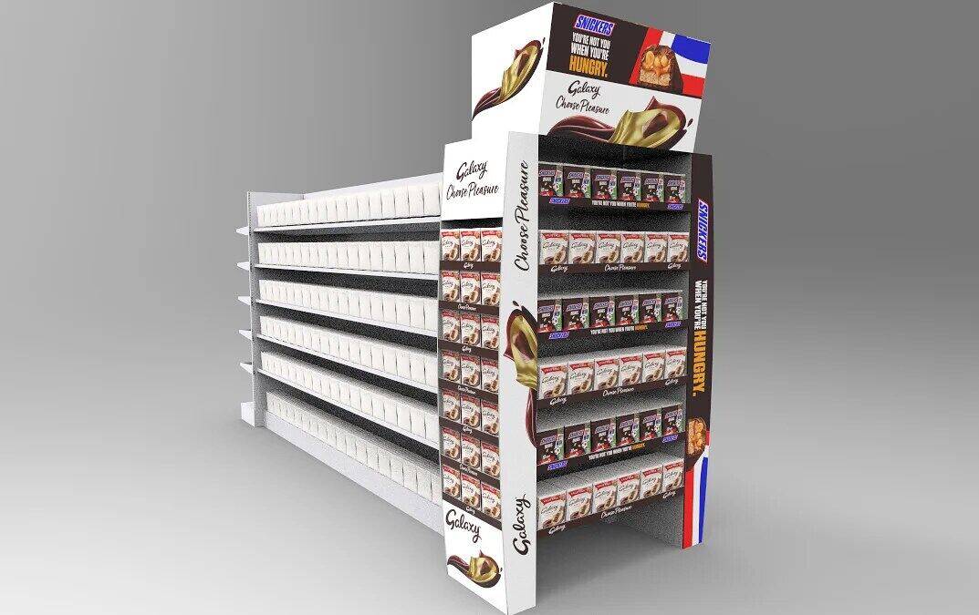 3D render: Galaxy & Snickers gondola, view 2 of 4
