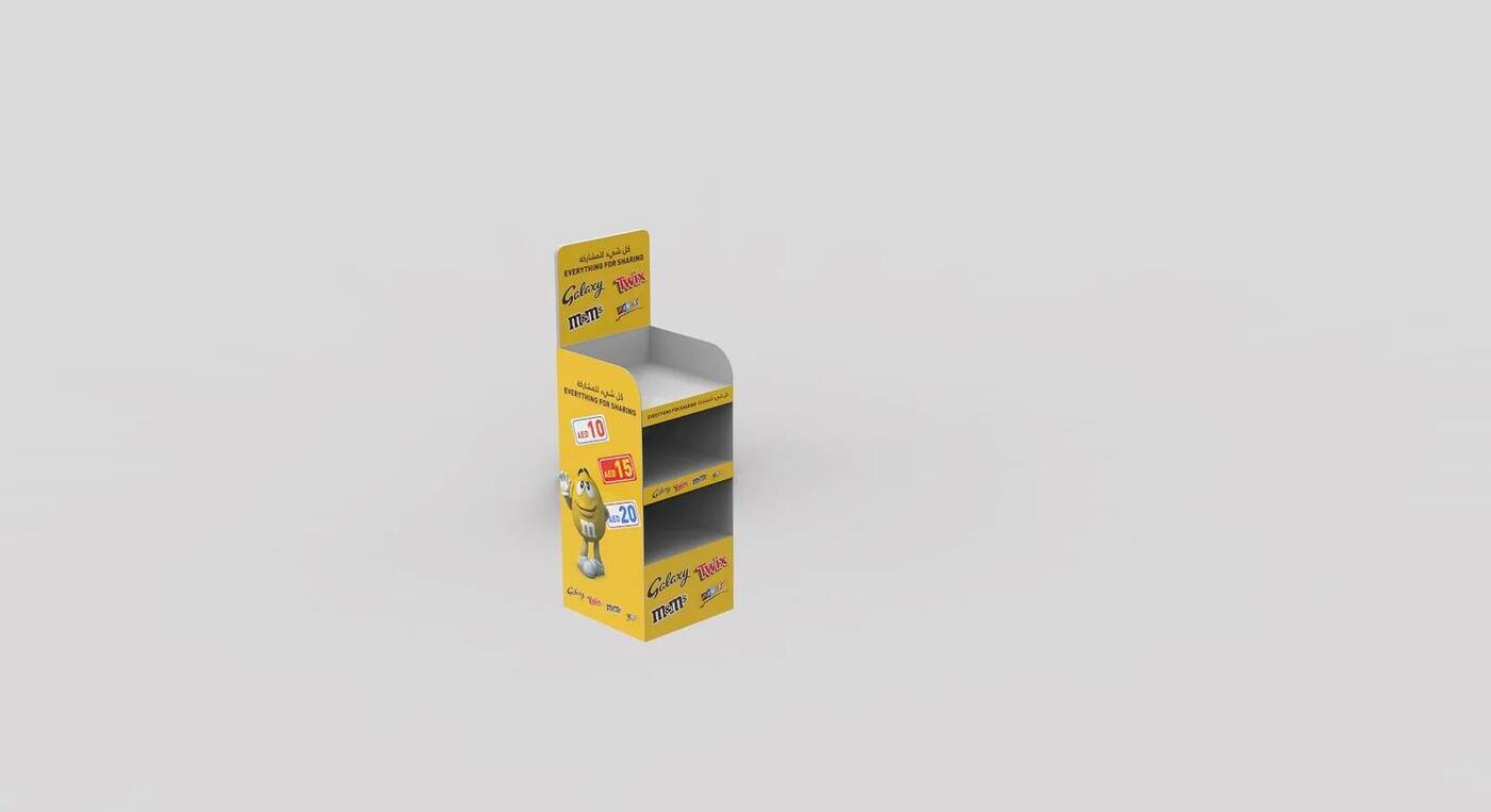 3D render: Galaxy, M&M’s & Twix FSDU, view 2 of 2