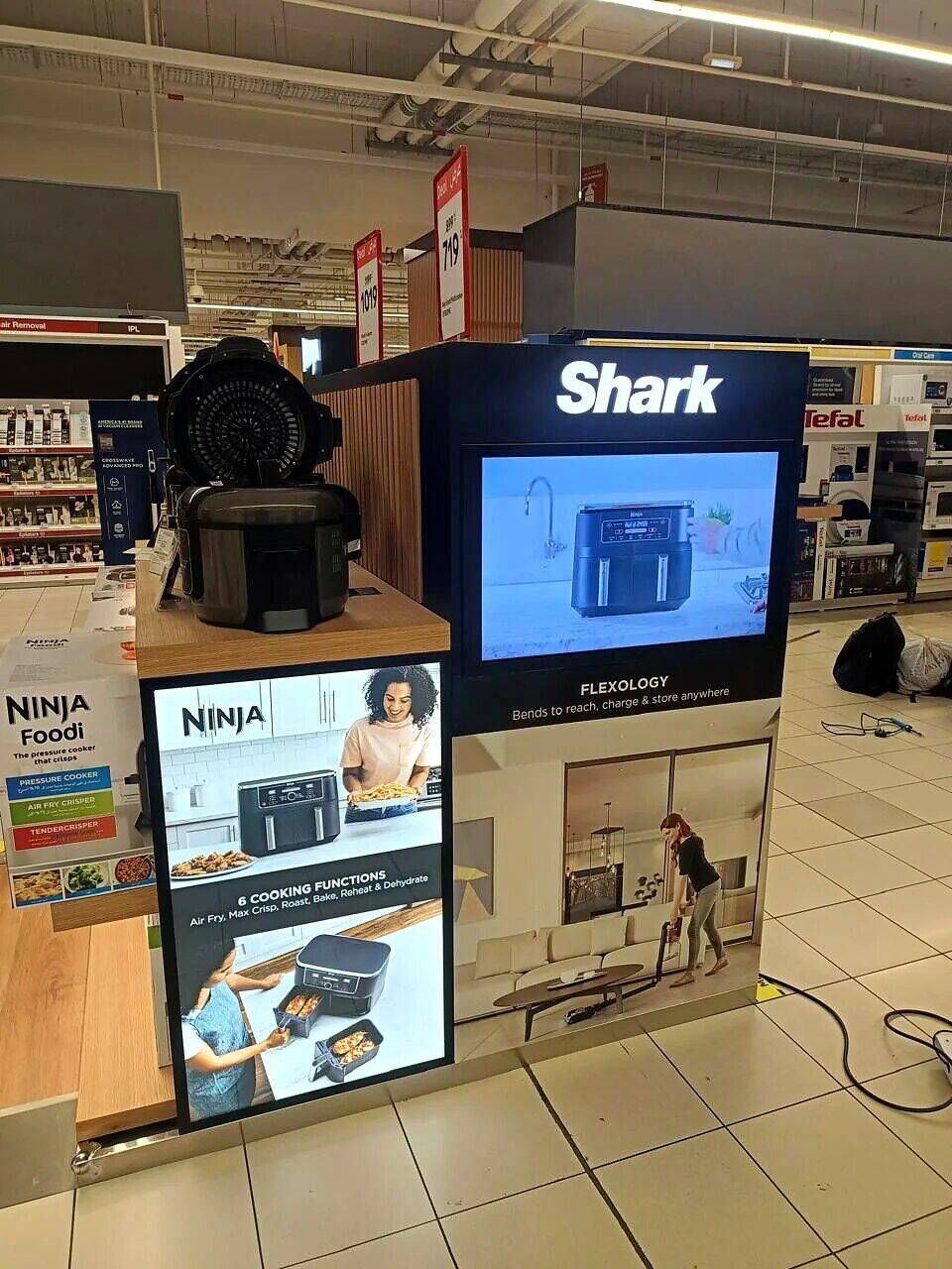 Shark & Ninja in-store kiosks